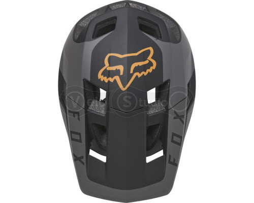 Велошлем Fox Dropframe Pro Mips Sideswipe Black Gold M (54-56 см)