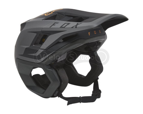 Велошлем Fox Dropframe Pro Mips Sideswipe Black Gold M (54-56 см)