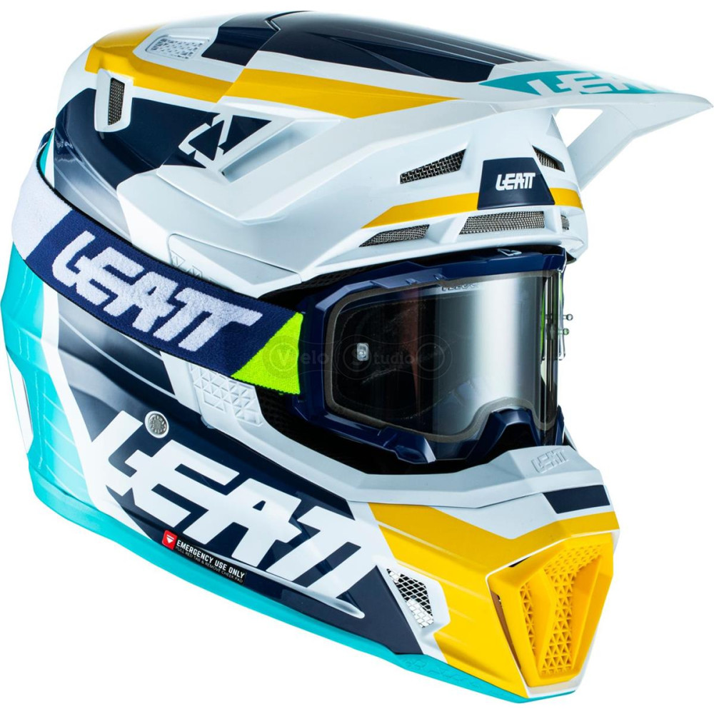 Мотошлем Leatt Helmet Moto 7.5 Aqua M (57-58 см) + Маска