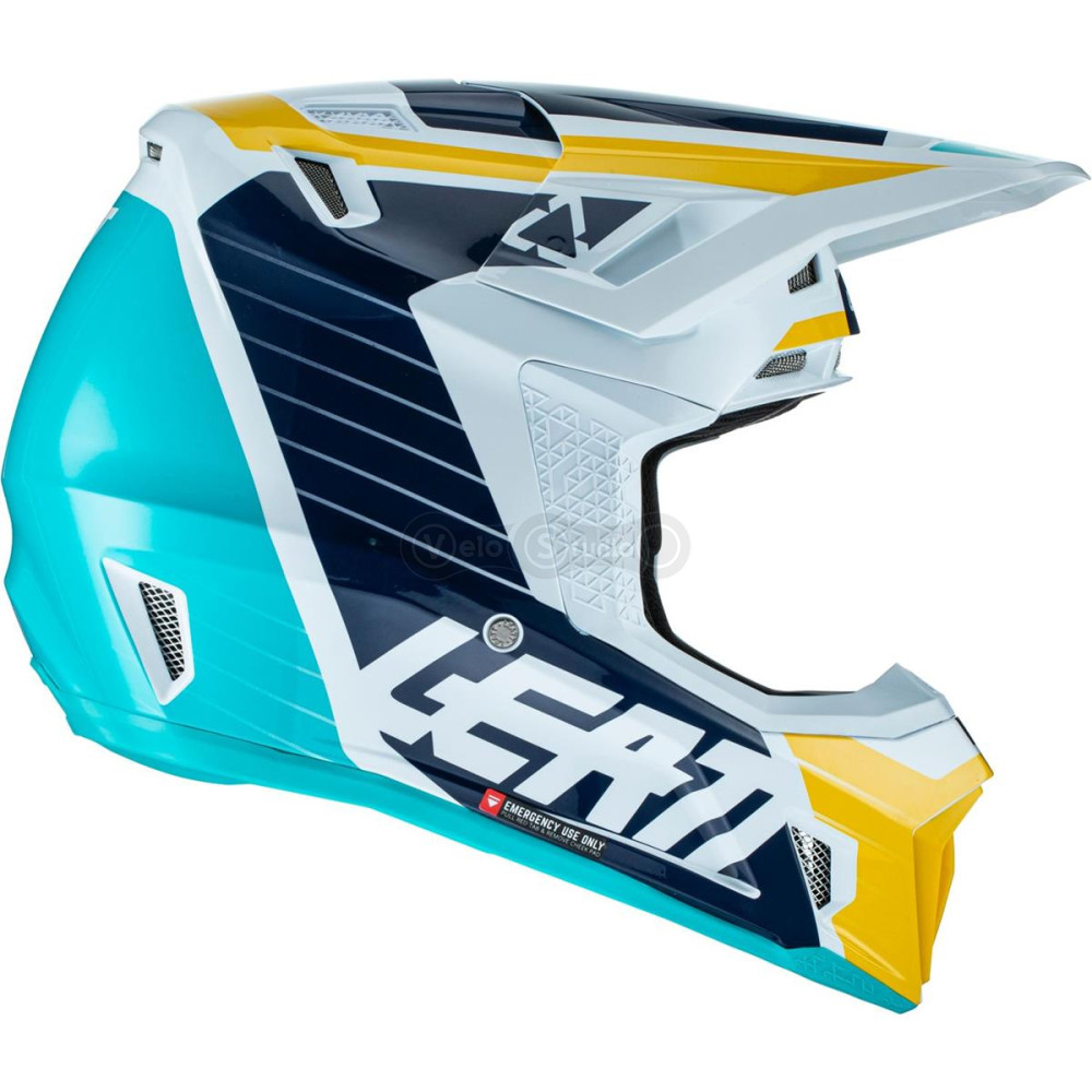 Мотошлем Leatt Helmet Moto 7.5 Aqua M (57-58 см) + Маска