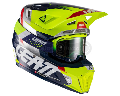 Мотошолом Leatt Helmet Moto 7.5 Lime M (57-58 см) + Маска