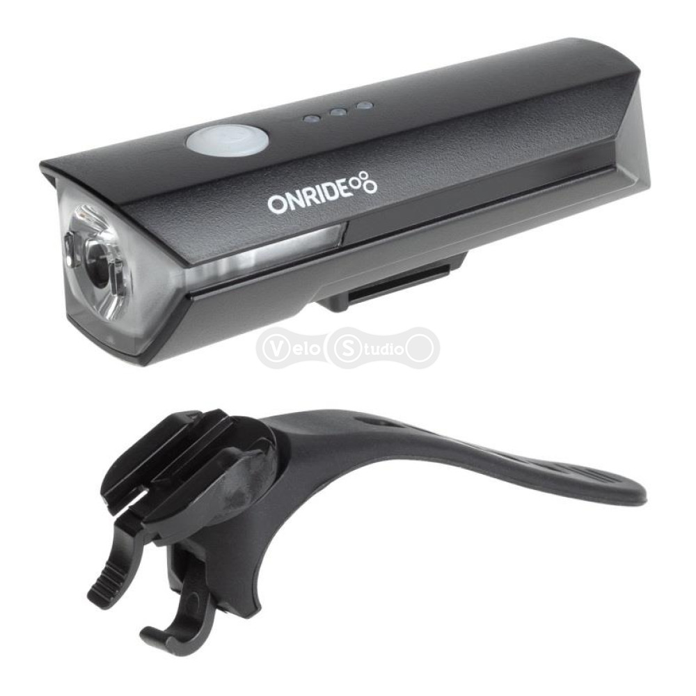 Велосипедная фара ONRIDE Rock 300 (300 lm, 1800 mAh, Type-C)