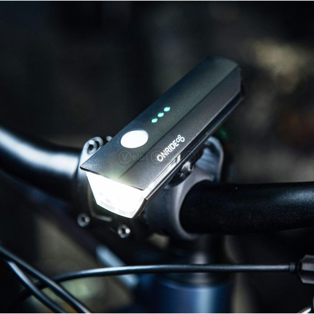 Велосипедная фара ONRIDE Rock 550 (550 lm, 1800 mAh, Type-C)