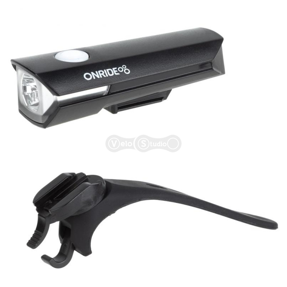Велосипедная фара ONRIDE Rock 200 (200 lm, 900 mAh, Type-C)