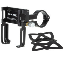 Держатель гаджета GUB P 10 на руль алюминиевый черный