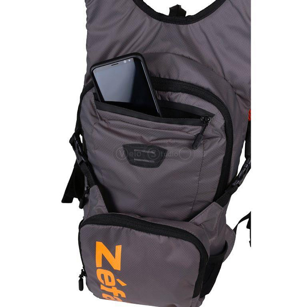 Велорюкзак Zefal Z Hydro XC 6L с гидратором 2L серый