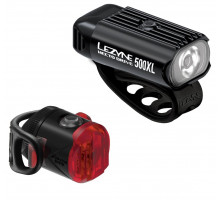 Комплект Lezyne Hecto Drive 500XL/Femto USB 500/5 Lum чёрный
