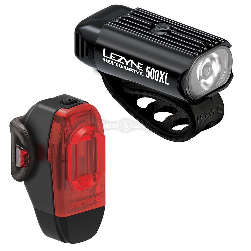 Комплект Lezyne Hecto Drive 500XL/KTV USB 500/10 Lum чёрный