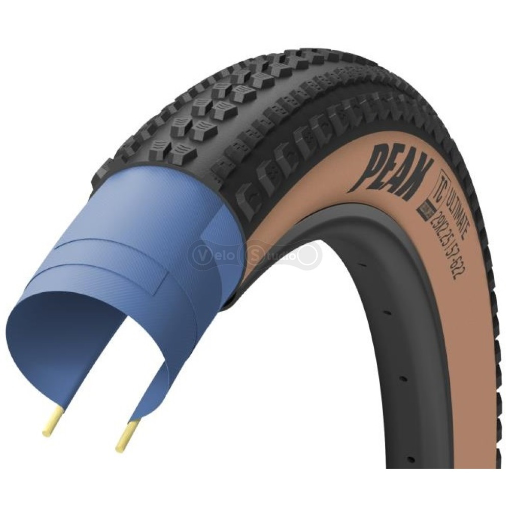 Велопокрышка GoodYear PEAK 29x2.25, складная, Tubeless, 120TPI, Tan