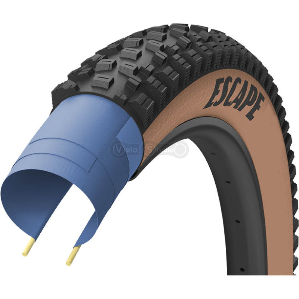 Велопокрышка GoodYear ESCAPE 29x2.35, складная, Tubeless, 120TPI, Tan