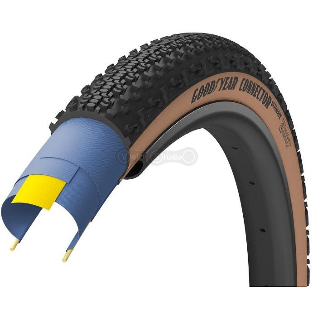 Велопокришка GoodYear Connector 650x50, складана, Tubeless, 120TPI, Tan