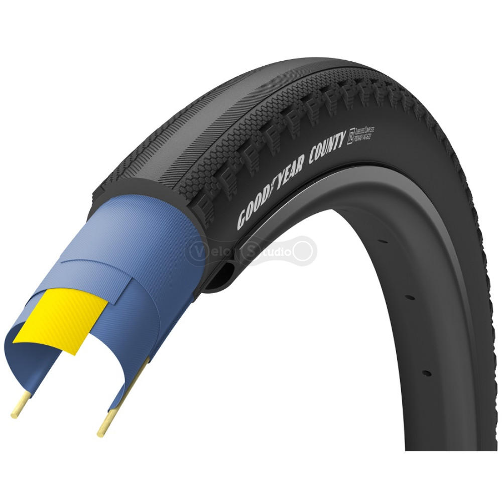 Велопокрышка GoodYear Country 700x40, складная, Tubeless, 120TPI