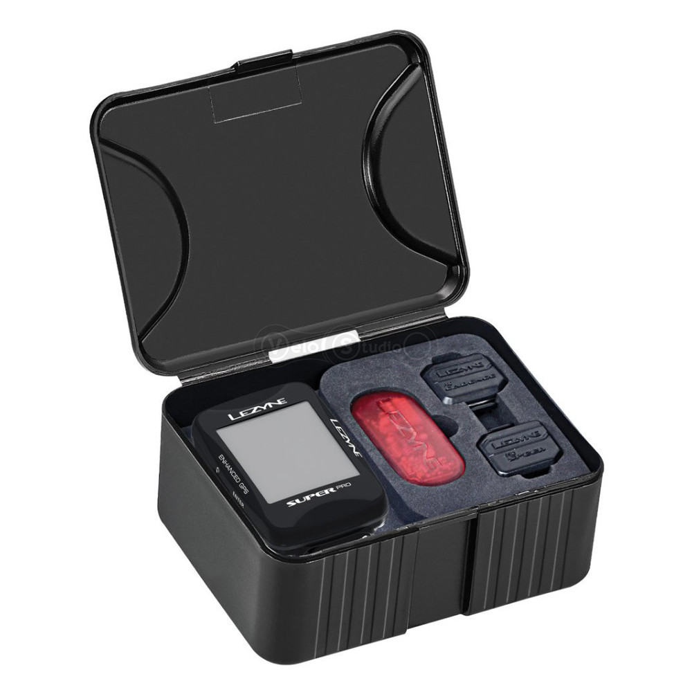 Велокомпьютер Lezyne Super Pro GPS HR/ProSC Loaded черный