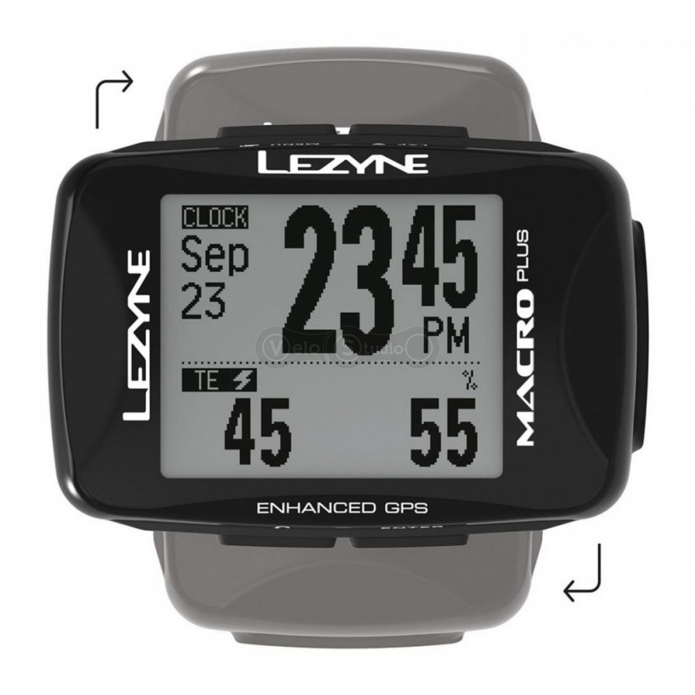 Велокомпьютер Lezyne Macro Plus GPS Smart Loaded черный