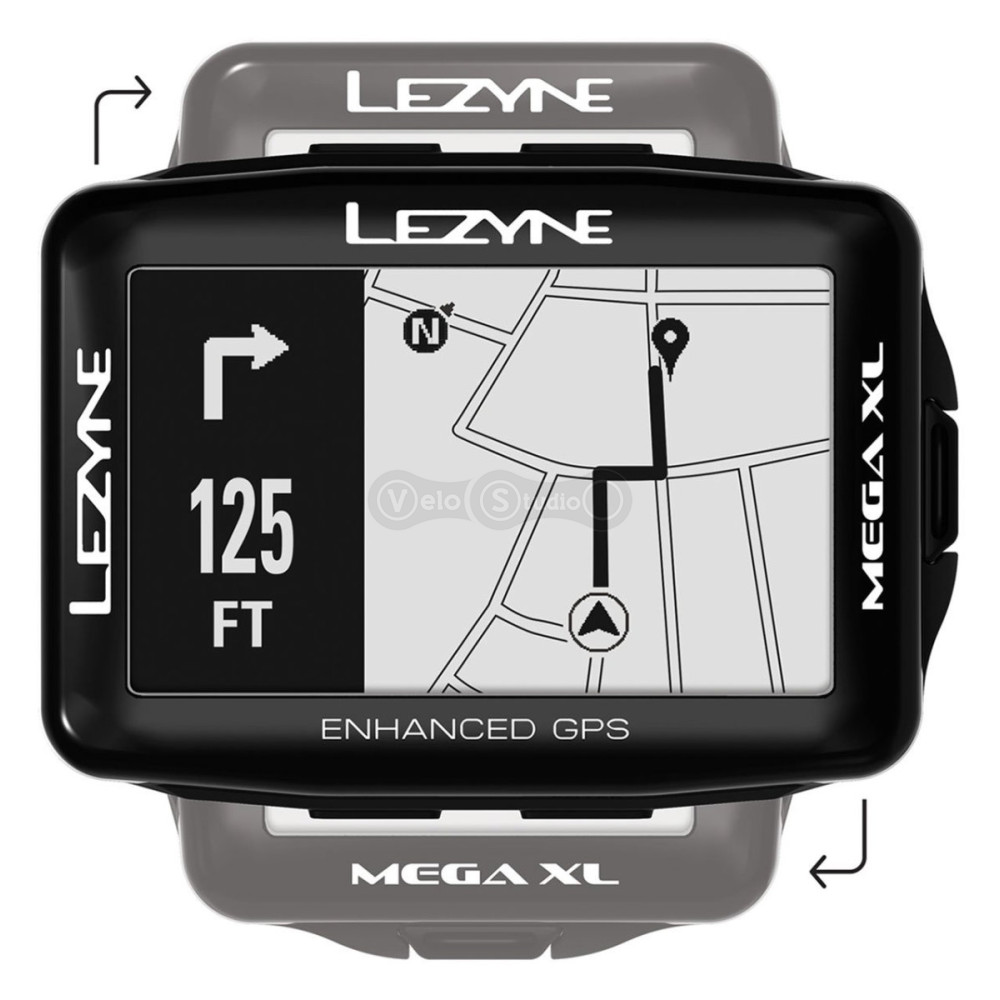 GPS комп'ютер Lezyne Mega XL HR/ProSC Loaded чорний