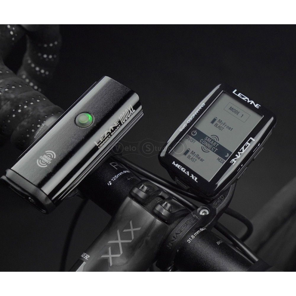 GPS комп'ютер Lezyne Mega XL HR/ProSC Loaded чорний