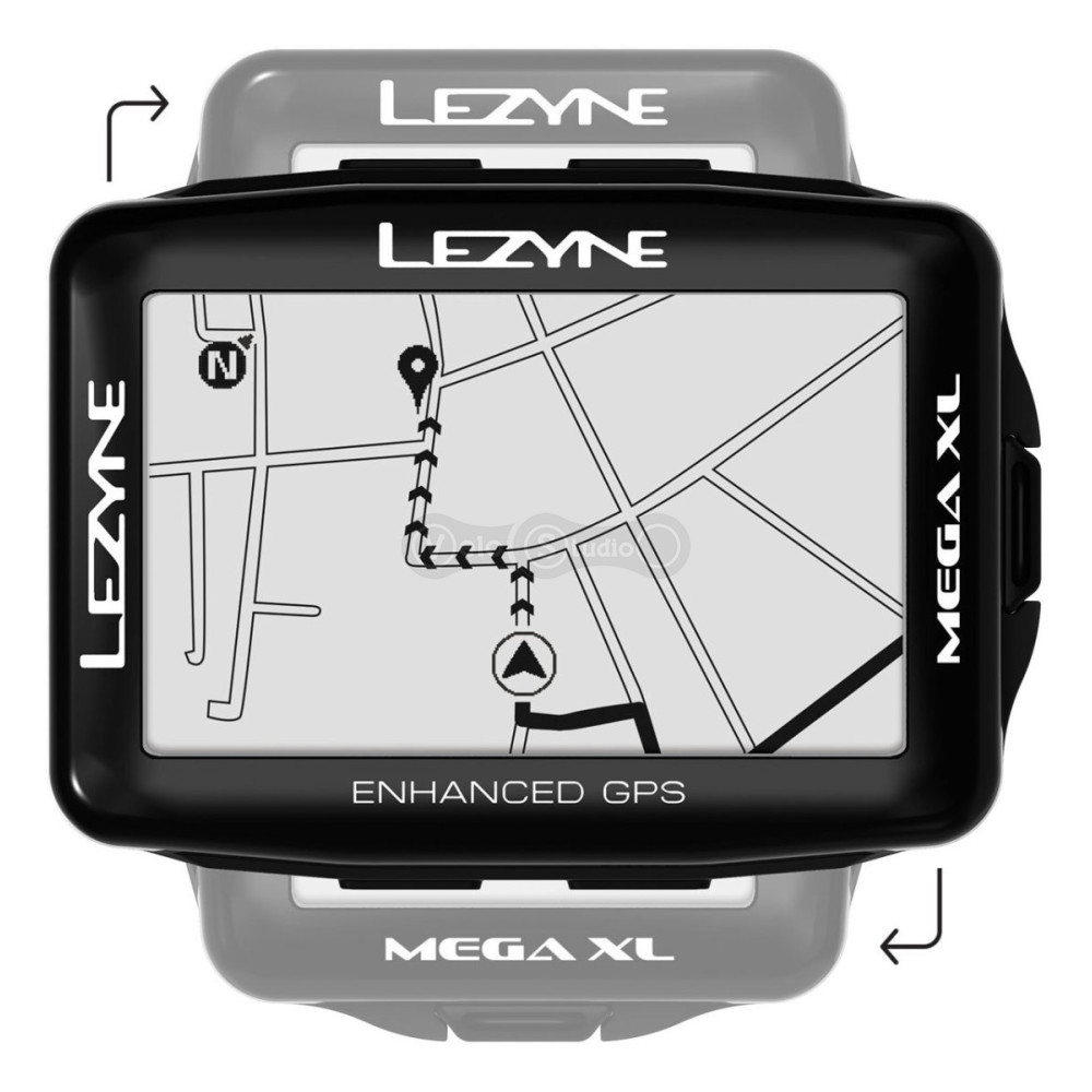 GPS комп'ютер Lezyne Mega XL HR/ProSC Loaded чорний