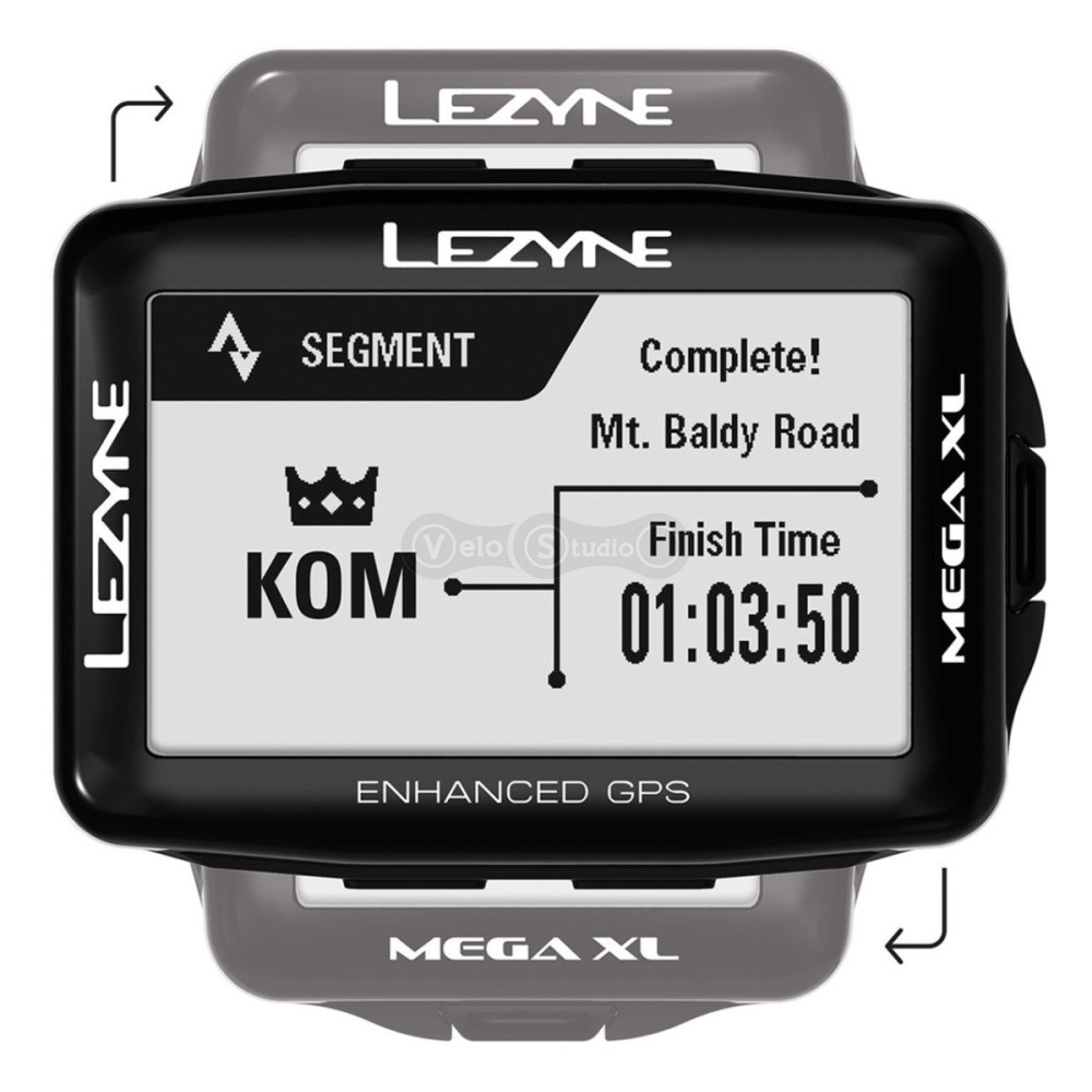 GPS комп'ютер Lezyne Mega XL HR/ProSC Loaded чорний