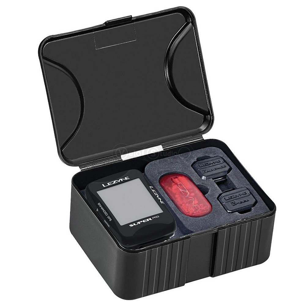 Велокомп'ютер Lezyne Super Pro GPS HRSC Loaded чорний