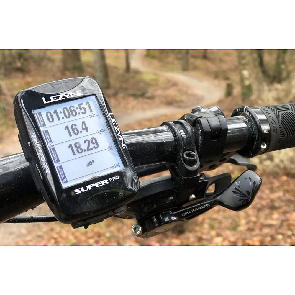 Велокомп'ютер Lezyne Super Pro GPS HRSC Loaded чорний