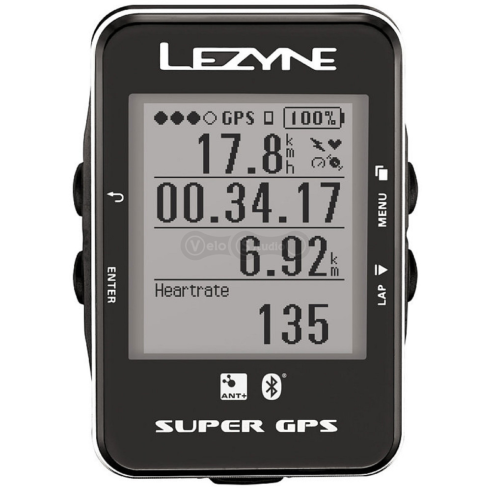 Велокомпьютер Lezyne Super GPS Silver
