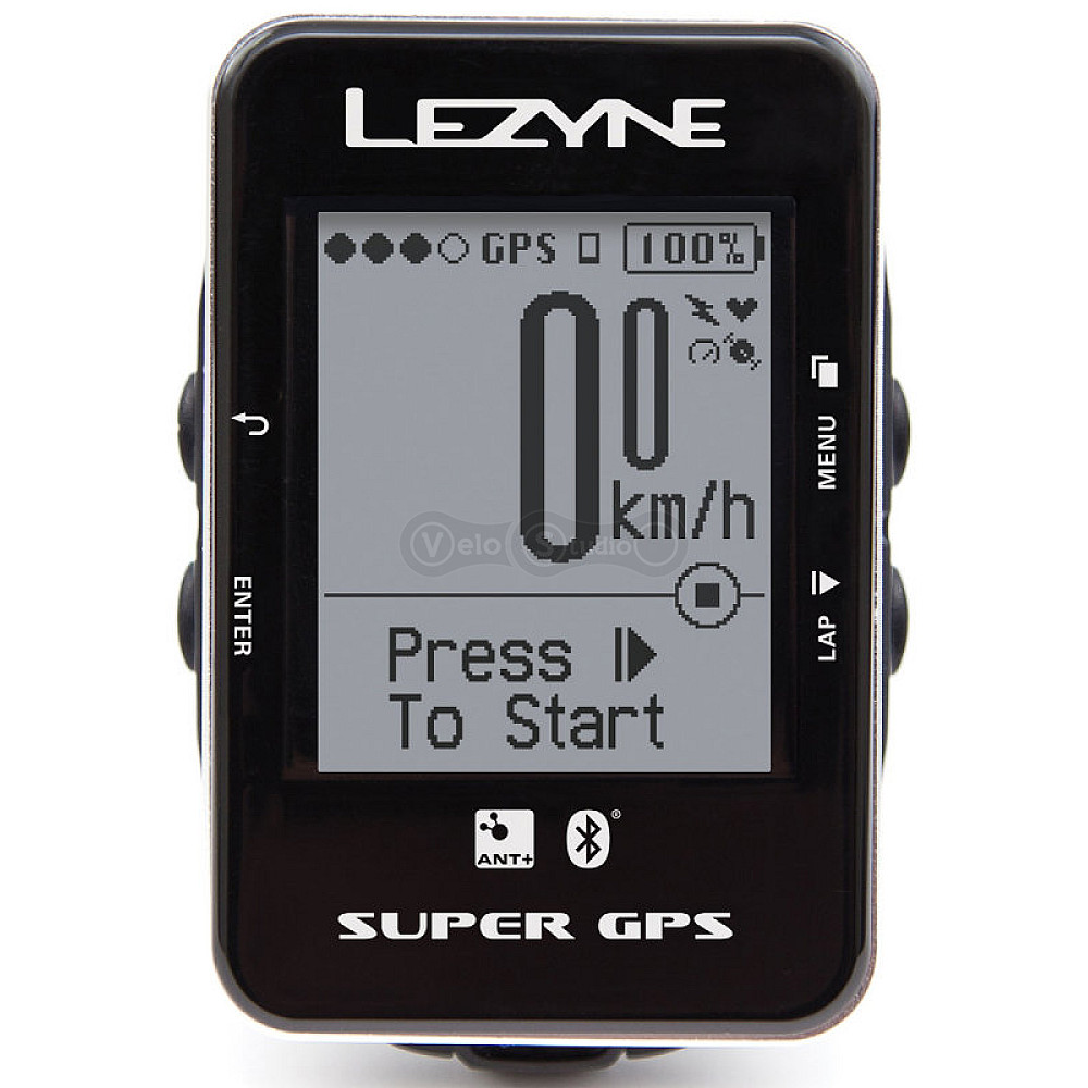 Велокомпьютер Lezyne Super GPS Silver