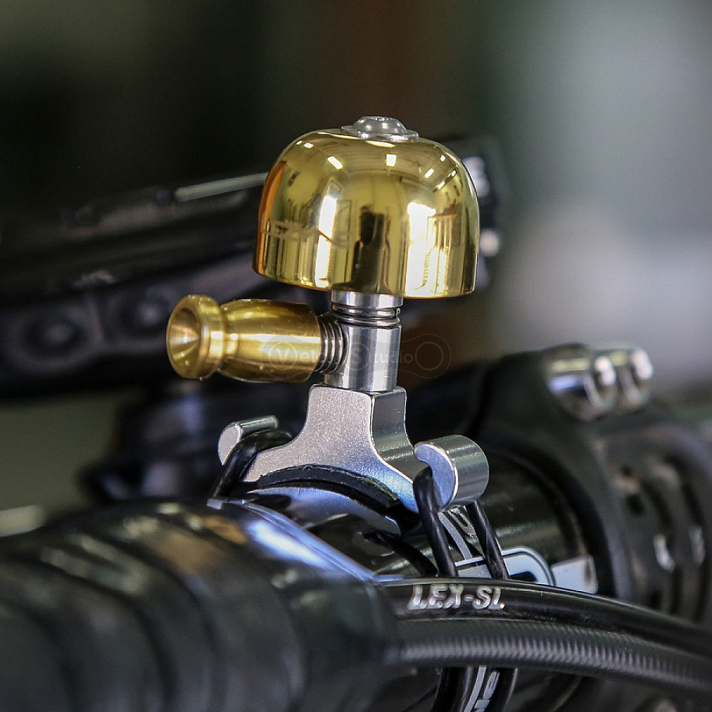 Велосипедний дзвінок Lezyne Classic Brass S Silver