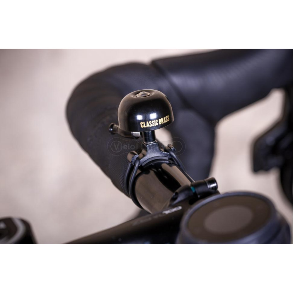 Велосипедний дзвінок Lezyne Classic Brass S All Black