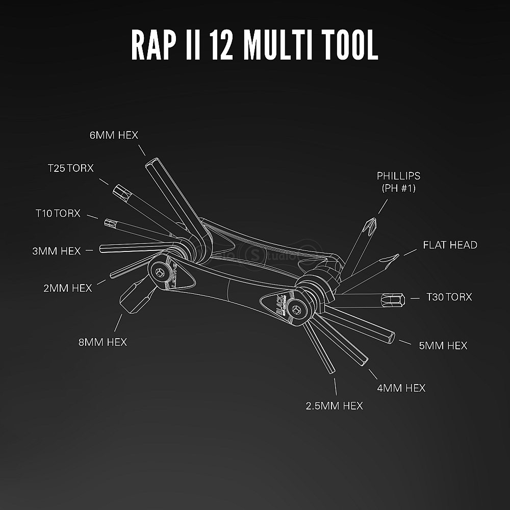Мультитул Lezyne RAP II 12