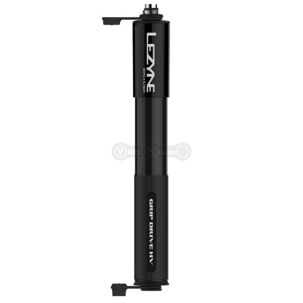 Ручний насос Lezyne Grip Drive HV-M 90 psi чорний
