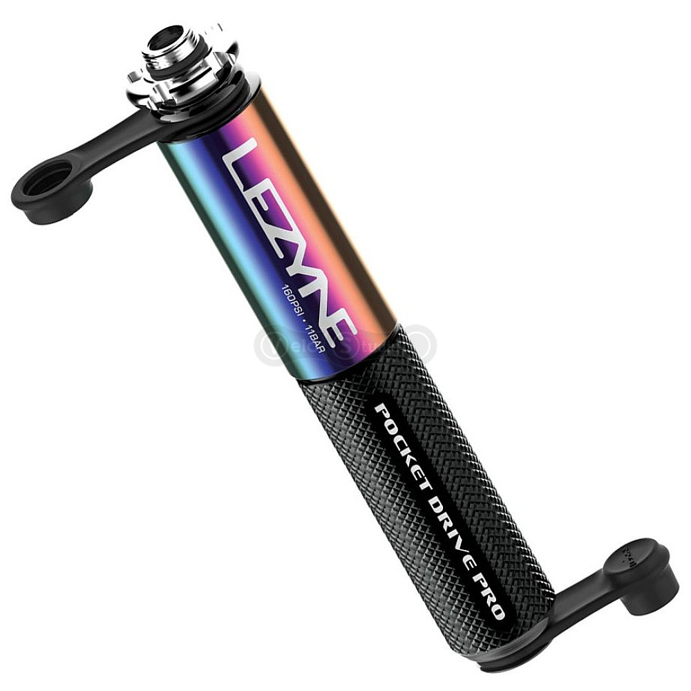 Ручной насос Lezyne Pocket Drive Pro 160 psi чёрный