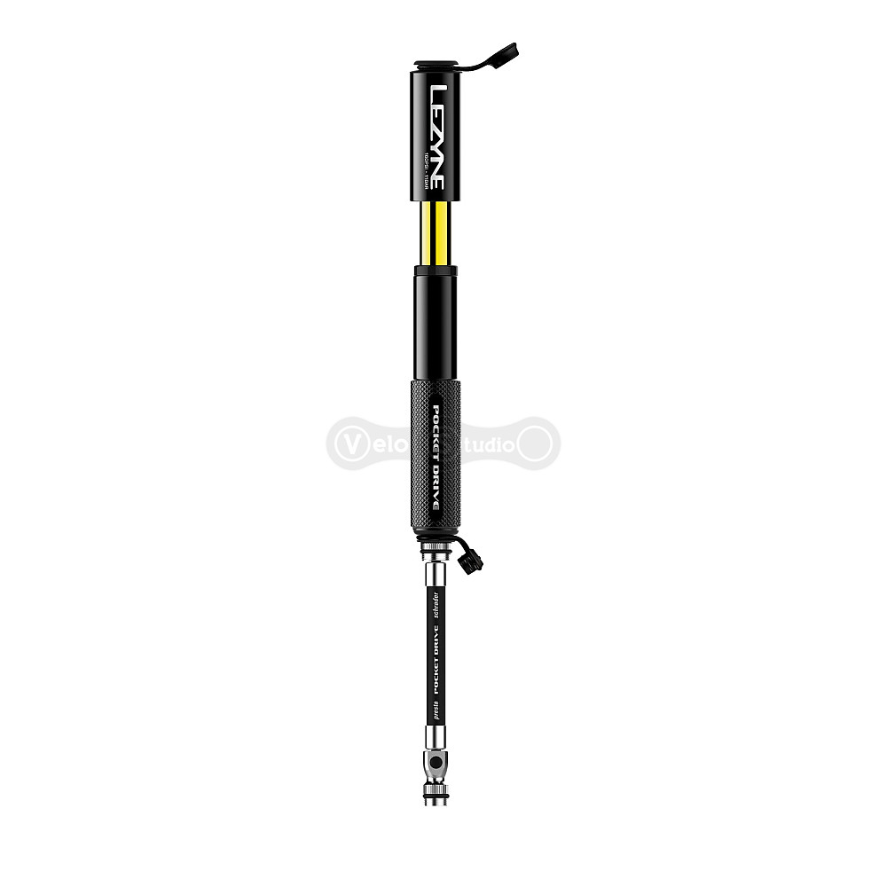 Ручной насос Lezyne Pocket Drive 160 psi чёрный