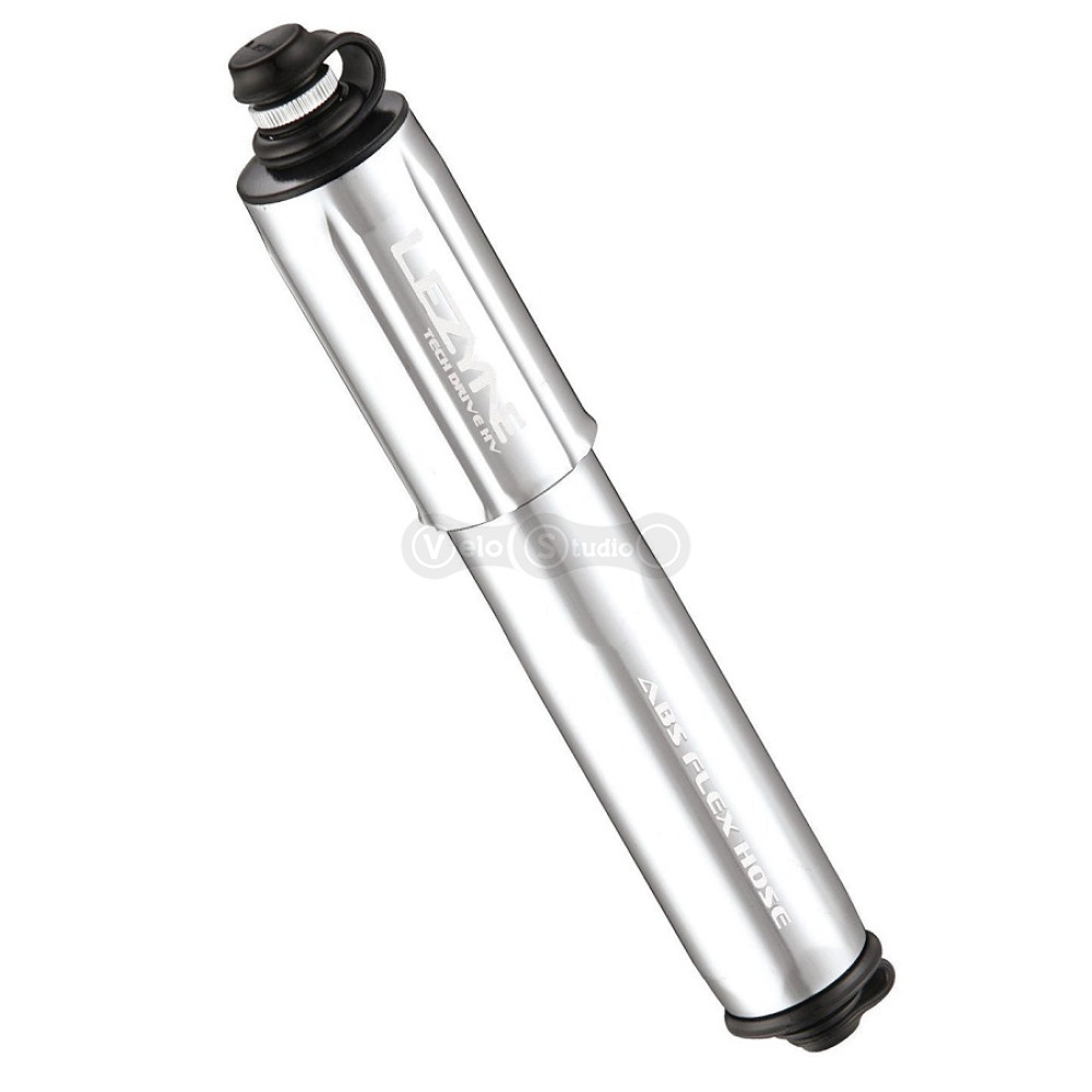 Ручний насос Lezyne Tech Drive HV 90 psi - M 216 мм срібло