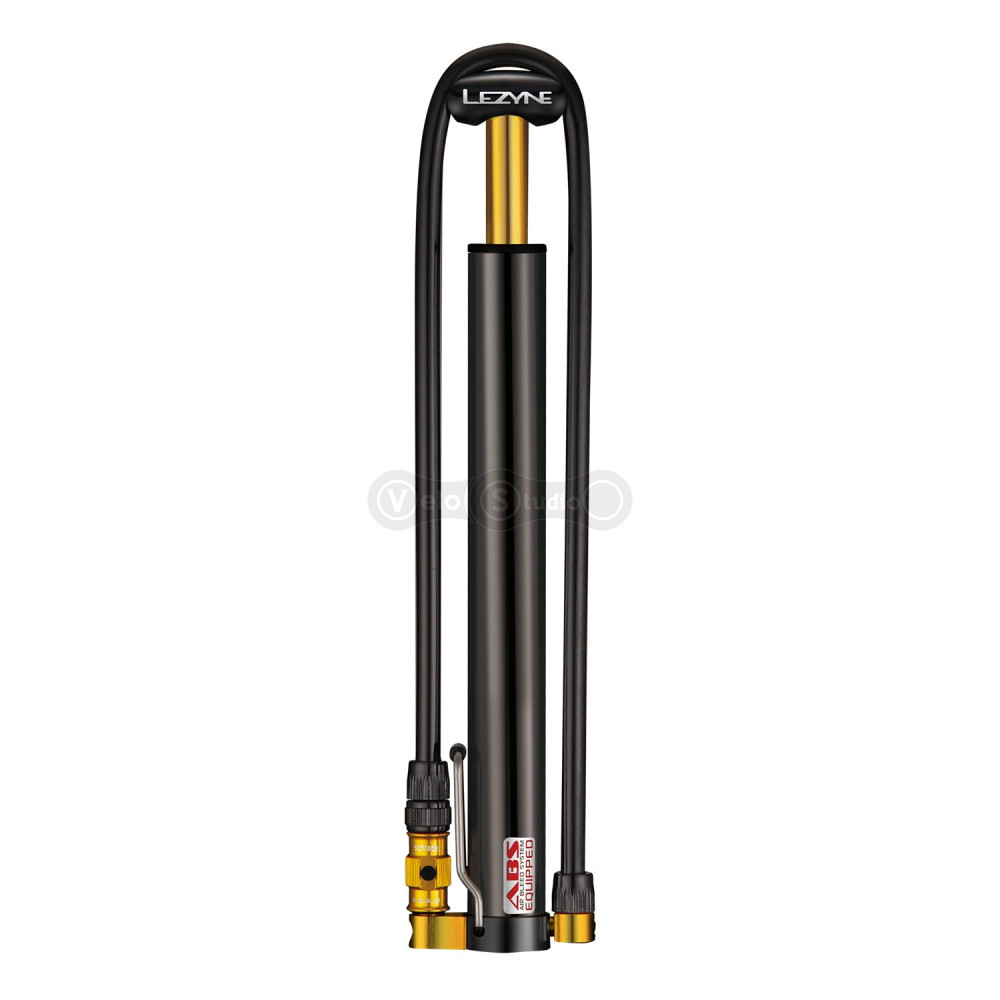 Міні насос для підлоги Lezyne Micro Floor Drive HV 90 psi 300 мм чорний