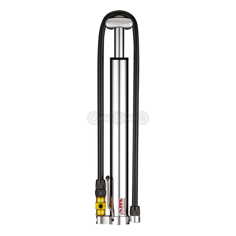 Мини напольный насос Lezyne Micro Floor Drive HV 90 psi 300 мм серебро