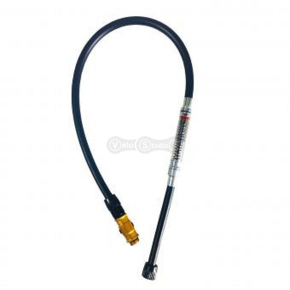 Мини напольный насос Lezyne Micro Floor Drive Digital HVG 90 psi 300 мм чёрный
