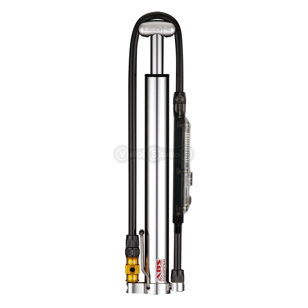 Міні насос для підлоги Lezyne Micro Floor Drive Digital HVG 90 psi 300 мм срібло