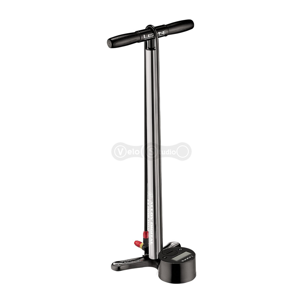 Насос напольный Lezyne Alloy Digital Drive 220 psi серебро