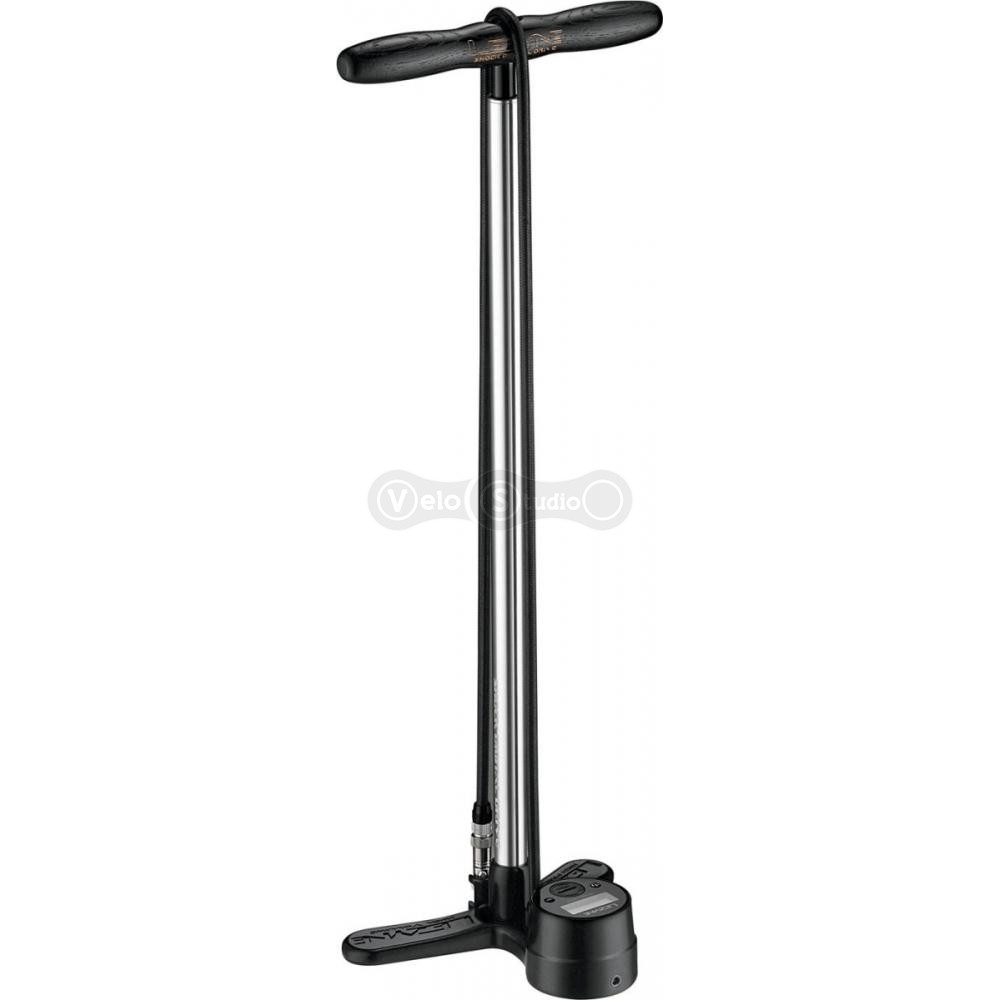 Підлоговий насос Lezyne Gravel Digital Drive Pro 100 psi срібло