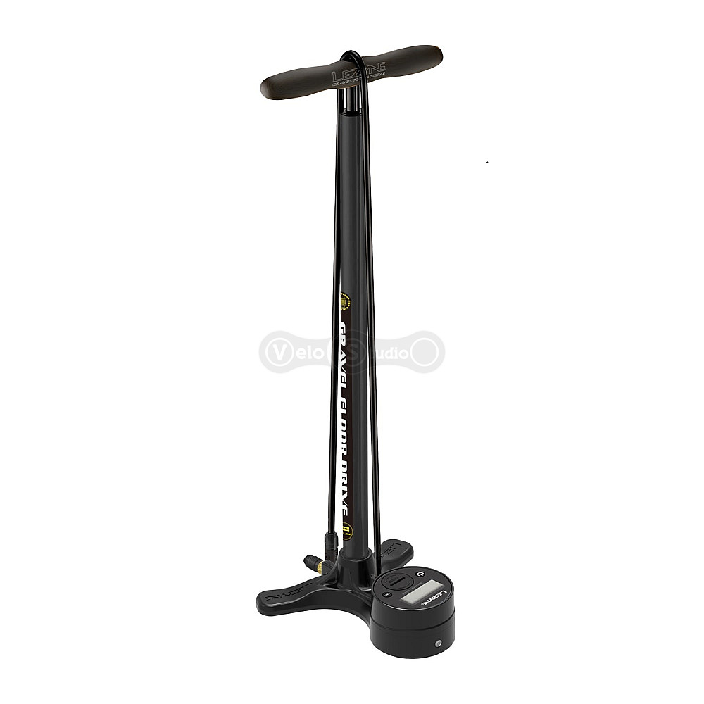 Насос напольный Lezyne Gravel Digital Drive 100 psi черный