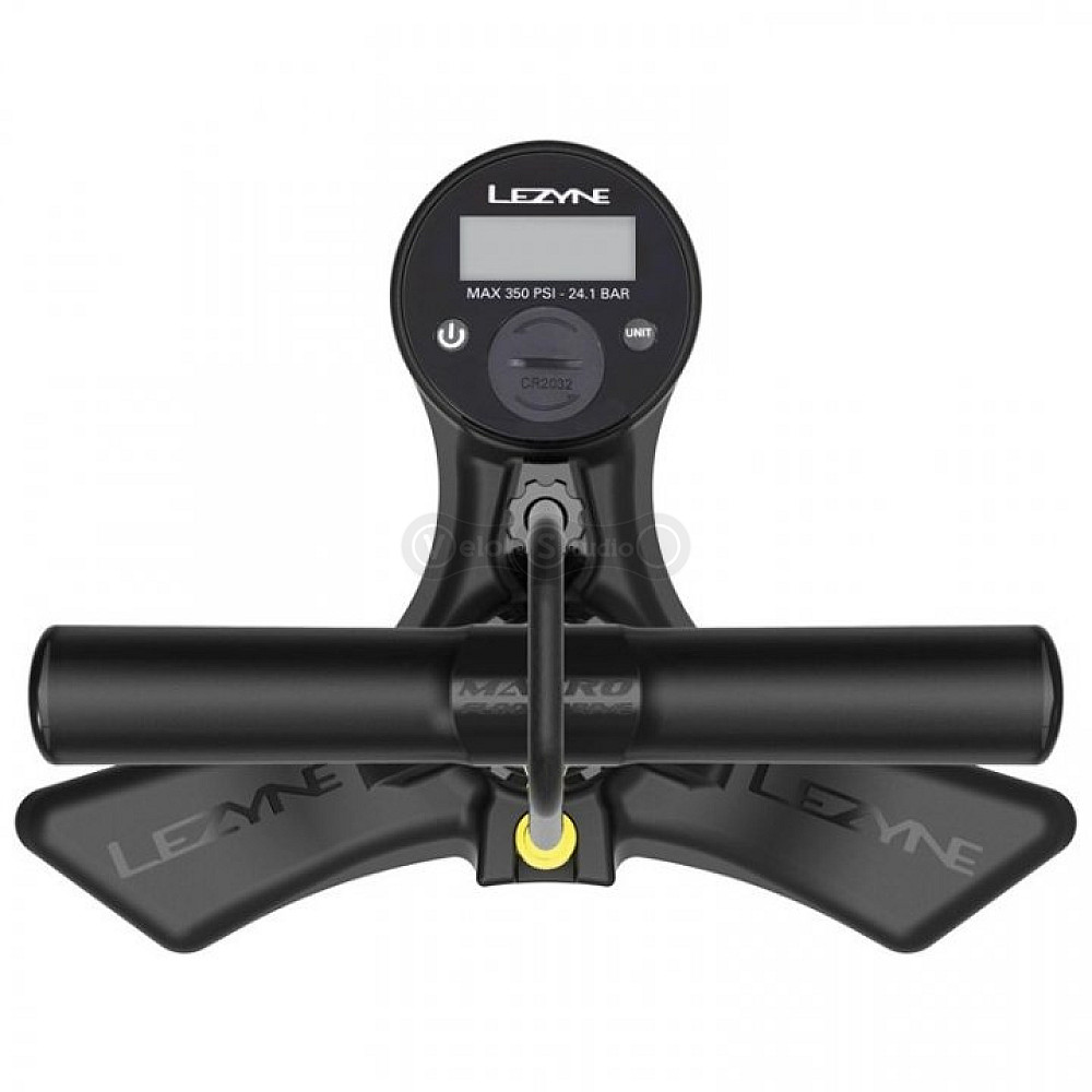 Насос напольный Lezyne Gravel Digital Drive 100 psi черный