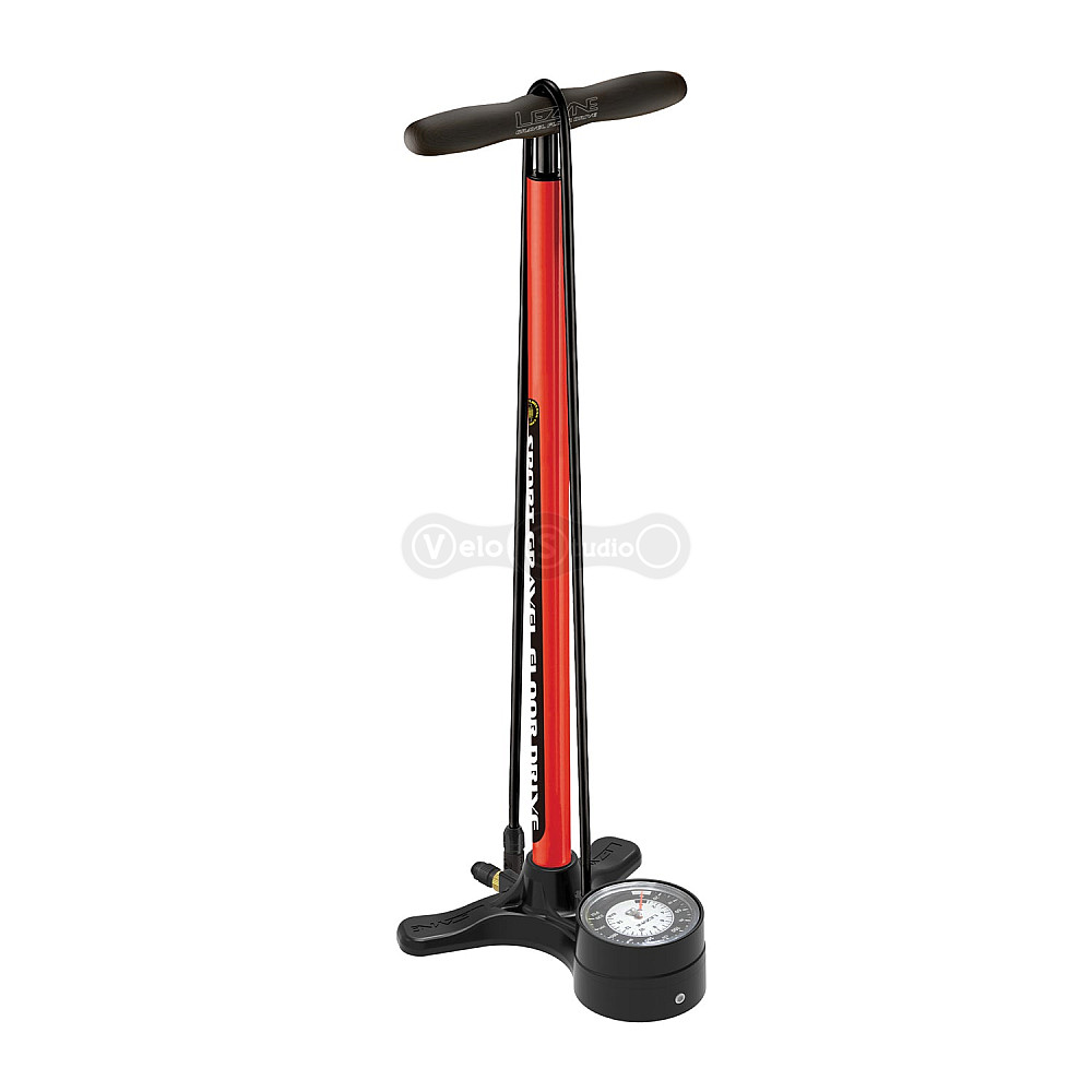 Підлоговий насос Lezyne Sport Gravel Drive 100 psi червоний