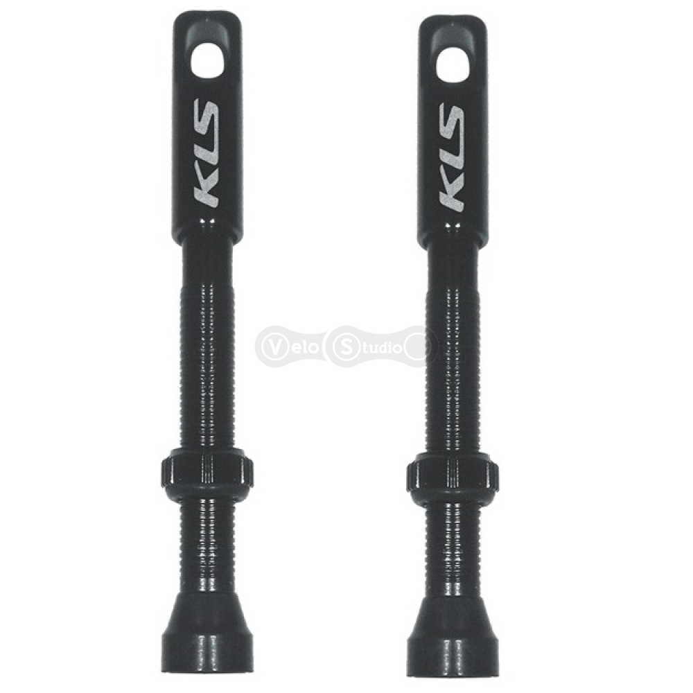 Бескамерный ниппель KLS Tubeless 40 мм Black - 2 штуки