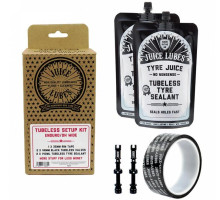 Набор бескамерки JUICE LUBES Enduro/DH Wide, 35mm Tape, 48mm Valves, 280ml Sealant