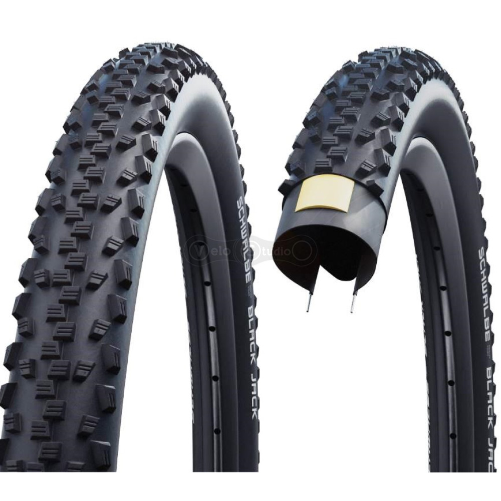Покрышка 26x2.25 (57-559) Schwalbe BLACK JACK K-Guard Active B/B-SK HS407 SBC, 50EPI