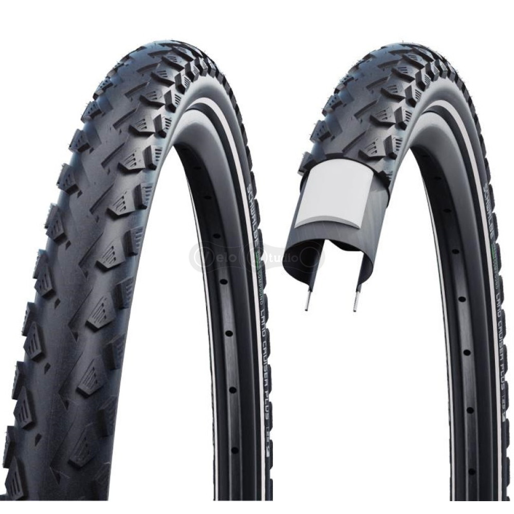 Покрышка 28x1.75 (47-622) Schwalbe LAND CRUISER PLUS HS450 B/B+RT SBC, 50EPI