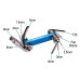Мультитул Park Tool IB-2 I-Beam 1.5/2/2.5/3/4/5/6/8, Т25, викрутка