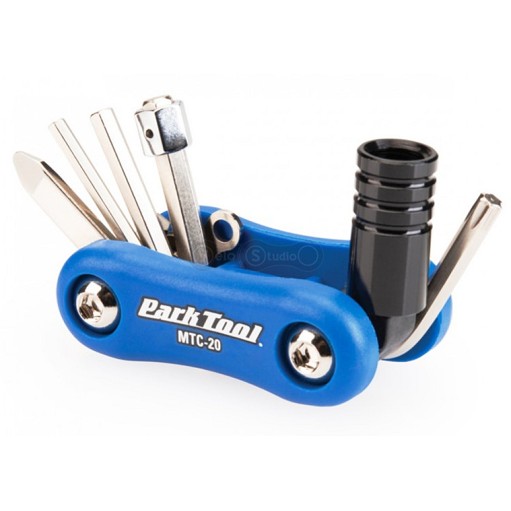 Мультитул Park Tool MTC-20 3/4/5/6/8mm, T25, отвёртка, адаптер CO2