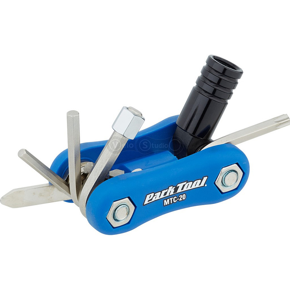 Мультитул Park Tool MTC-20 3/4/5/6/8mm, T25, отвёртка, адаптер CO2