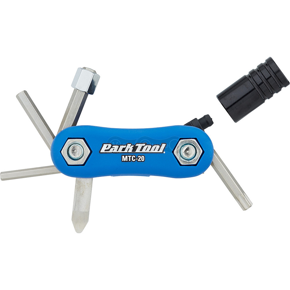 Мультитул Park Tool MTC-20 3/4/5/6/8mm, T25, отвёртка, адаптер CO2